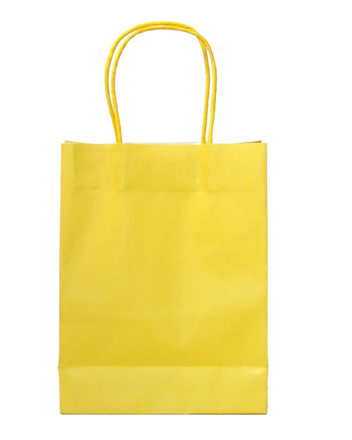 15 x Yellow Party Bags with handle