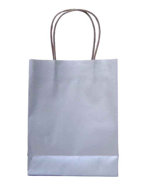 15 x Silver Party Bags with handle