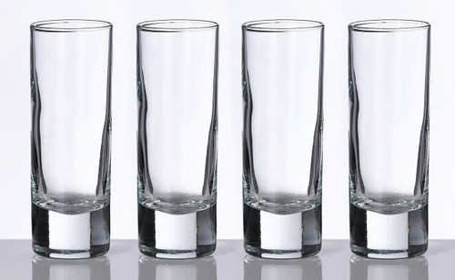 Set of 4 Tall Shot Glasses