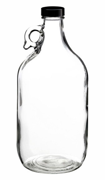 Clear Glass Growler 64 Oz