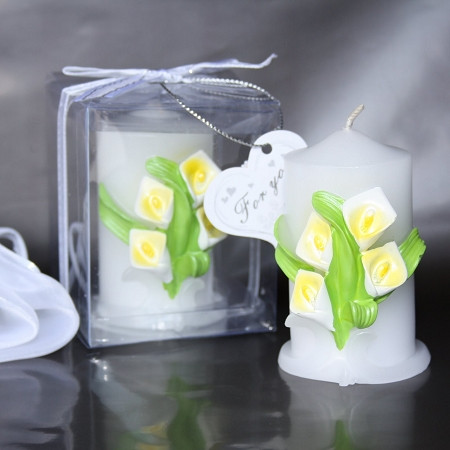 Calla Lily Pillar Candle