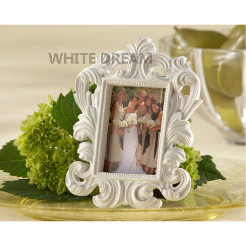 White - Elegant Baroque Photo Frame
