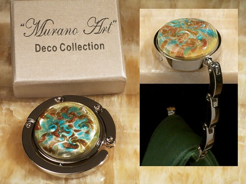 Murano Art Deco Collection Hand Bag Holder