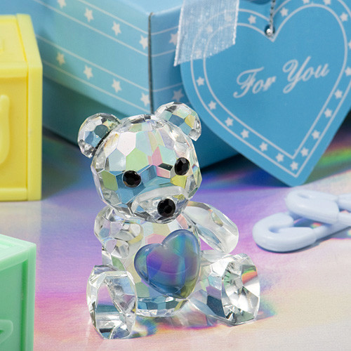 Choice Crystal Collection Teddy Bear Figurines - Boys