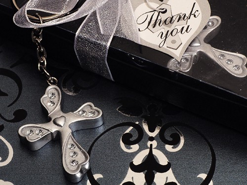 Blessed Events Key Chain Cross Collection