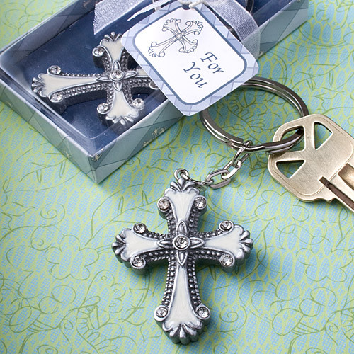 Cross Design Key Chain Favours