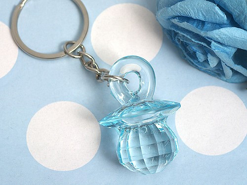 Blue Pacifier Key Chain