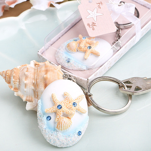 Beach Themed Key Chain Favours