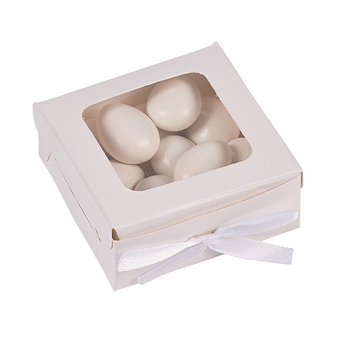 24 x White Favour Shadow Boxes