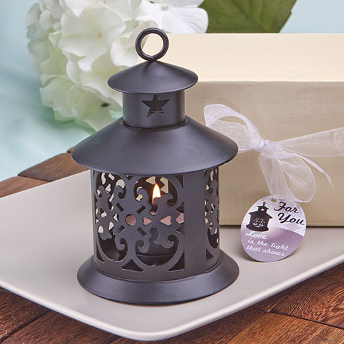 Fabulous Black Metal Lantern Favour