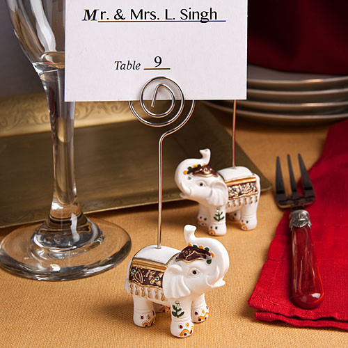 Good Luck Elephant Place Card Holders