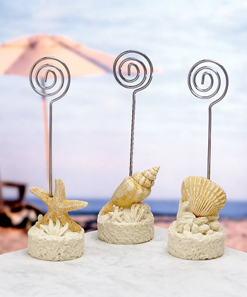 Beach Themed Place Card Holders