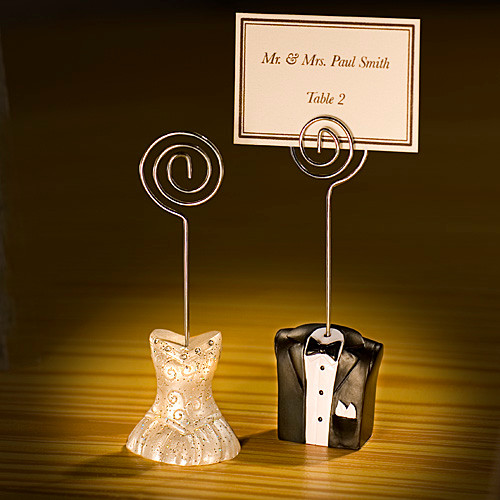 Bride And Groom Place Card Holders