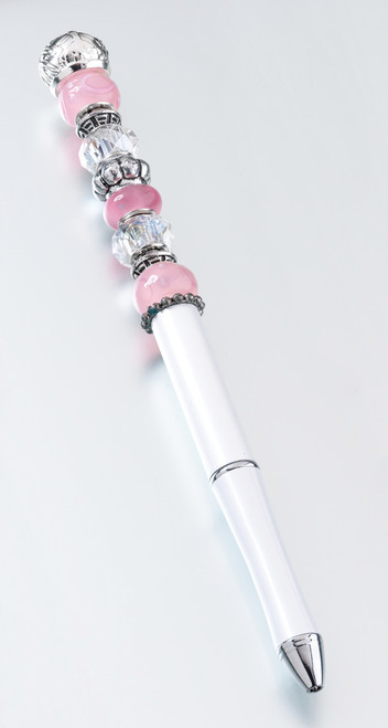 Beaded Pen Pink