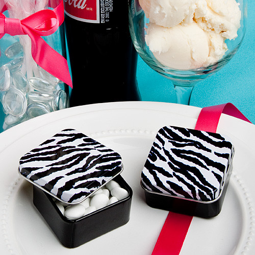 Zebra Stripe Design Mint Tins