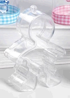 Boy Shaped Plastic Sweet Favour Container
