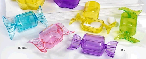 Set of 5 Candy Shaped Sweet Favour Containers