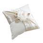 Taupe Rose Ring Pillow