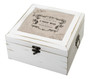 Antique White Card Box True Love