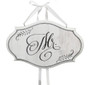 Mr. Small Oval Wooden Sign White