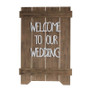 Rustic Welcome To Our Wedding Sign