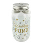 Pennies And Dreams Glass Money Box Jar Wedding Fund
