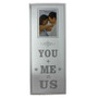 Juliana Glass And Glitter Frame 4x6 'You Plus Me Equals Us'
