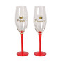 Lasting Memories' Set of 2 Champagne Flutes Prince And Princess