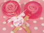 Sweet Treats Pink Lollipop Soap Favour