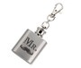 Mini Silver Flask Mr. With Mustache