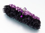 Sequin And Satin Garter Purple
