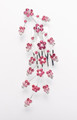 Large Jewelled Hair Comb-Pink