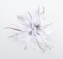 Feather Hair Clip White