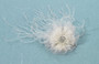 Marabou Feather Hair Clip Ivory