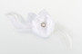 Lace Feather Hair Clip Pin White