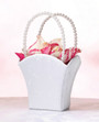Elegant Wedding Basket White