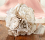 Burlap And Flower Bouquet