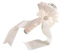 Satin Bouquet Holder Ivory