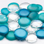 Aqua Glass Signing Stones