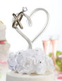 Heart With Rings Cake Pick