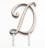 Gold Monogram Letter D