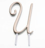 Gold Monogram Letter U