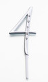 Silver Rhinestone Monogram Number 4