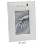 PU Christening Photo Frame With Foil Text And Feet