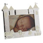 Bambino By Juliana Silver Plated Cream And Epoxy Photo Frame Castle