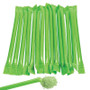 240 x Lime Green Candy Filled Straws Green Apple Flavour