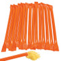 240 x Orange Candy Filled Straws