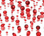 Diamond Confetti Red