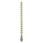 50cm Green Acrylic Ensiform Prism Garland