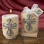 Large Cross Design Tealight Candle Holder From White Dream